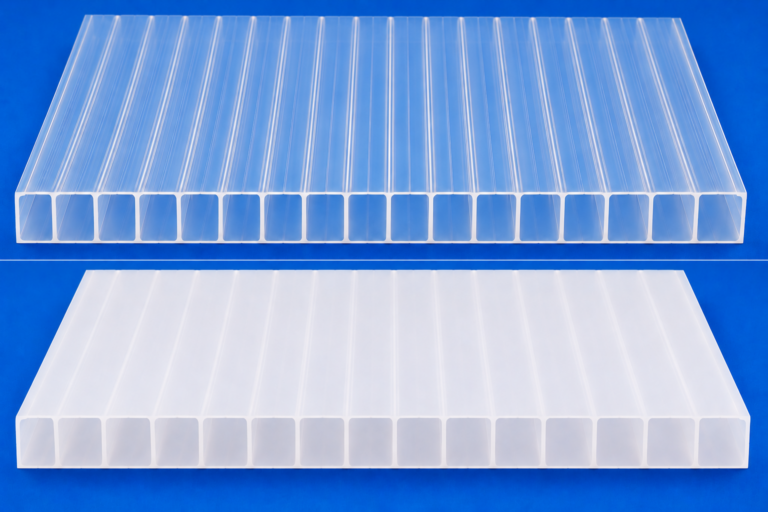 planchas de 10mm blanca y transaprente bonitas