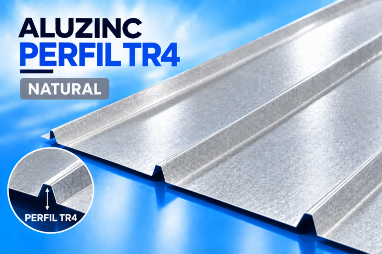 Aluzinc Perfil TR4 Natural