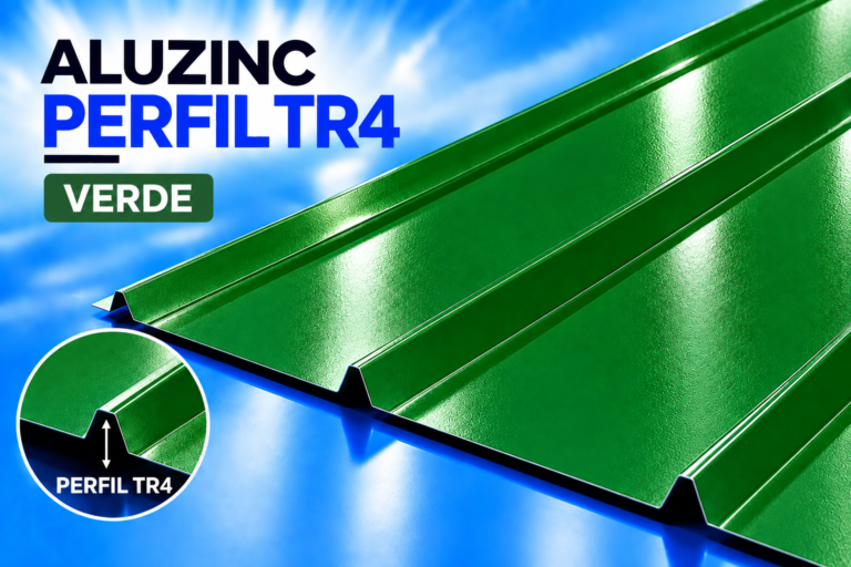Aluzinc Verde Perfil TR4